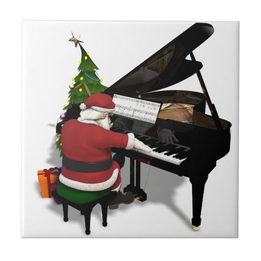 Santa Claus Piano Fliese (Vorderseite)
