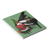 Santa Claus Piano Notizblock (angewinkelt)