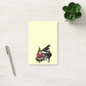 Santa Claus Piano Post-it Klebezettel (Büro)