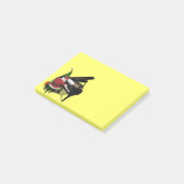 Santa Claus Piano Post-it Klebezettel (angewinkelt)