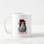 Santa Claus Pig Guinea Pig Christmas Holidays Kaffeetasse (Links)