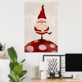 Santa Claus Pilz Poster (Heimbüro)
