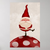 Santa Claus Pilz Poster (Vorne)