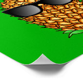 Santa Claus Pineaple Poster (Ecke)