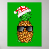 Santa Claus Pineaple Poster (Vorne)