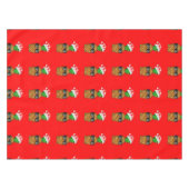Santa Claus Pineaple Tischdecke (Vorderseite (Horizontal))