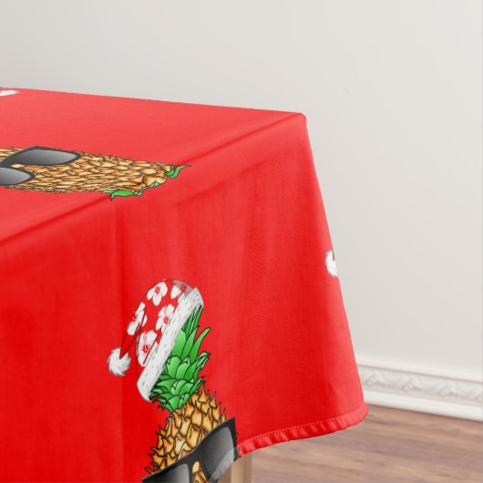 Santa Claus Pineaple Tischdecke (Beispiel)