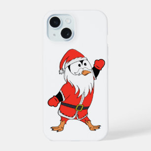 Santa-Claus-Pinguin bereit für Weihnachten iPhone 15 Hülle