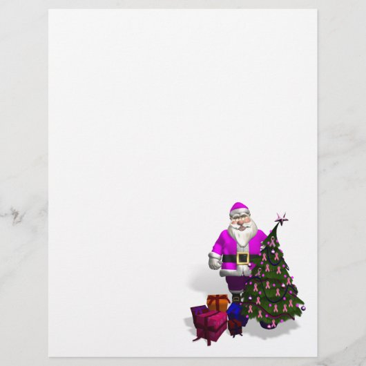 Santa Claus Pink Ribbons (Vorderseite)