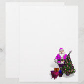 Santa Claus Pink Ribbons (Vorne/Hinten)