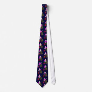Santa Claus Pink Ribbons Krawatte