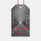 Santa Claus Pixelart Merry Christmas, Pixel Art  Geschenkanhänger (Rückseite)