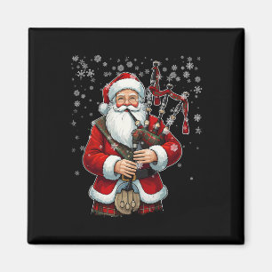 Santa Claus Playing - Fighter Gpiper Player X Magnet