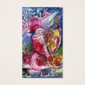 SANTA CLAUS PLAYING HARP IN THE MOONLIGHT (Rückseite)