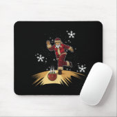 Santa Claus Plays Bowling Xmas Gift For Your Bow Mousepad (Mit Mouse)