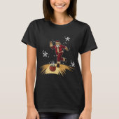 Santa Claus Plays Bowling Xmas Gift For Your Bow T-Shirt (Vorderseite)