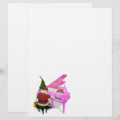 Santa Claus Plays Pink Piano (Vorne/Hinten)