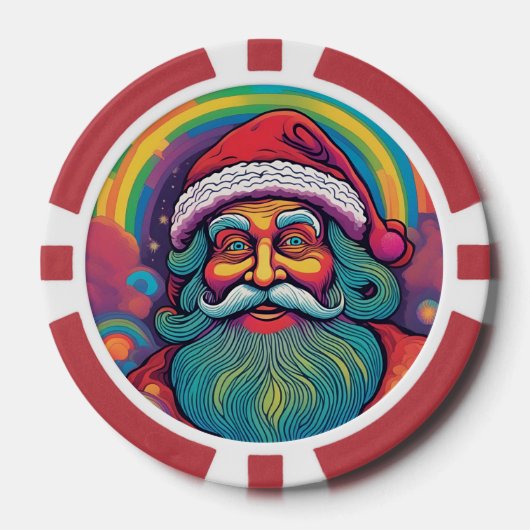 Santa Claus Poker Chips (Vorderseite)