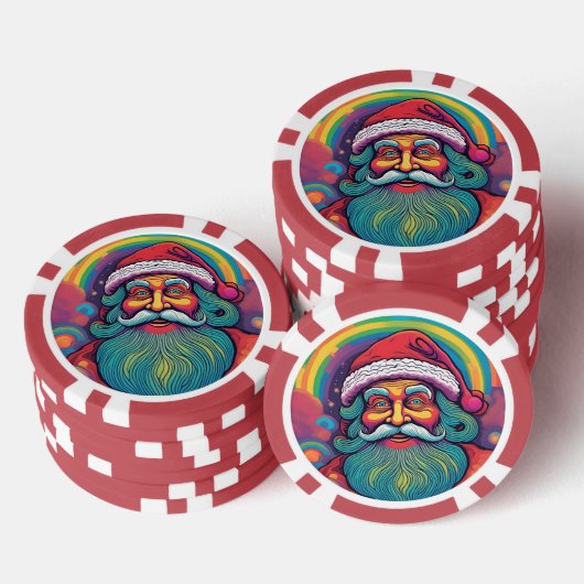 Santa Claus Poker Chips (Stapel)