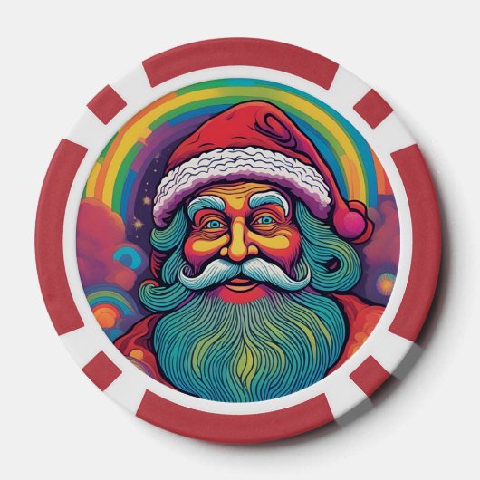 Santa Claus Poker Chips (Rückseite)