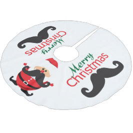 Santa Claus Polyester Weihnachtsbaumdecke