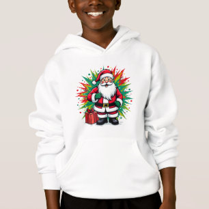 Santa Claus Pop Kunst, Dichtung und Musik Hoodie