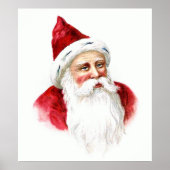 Santa Claus Portrait Poster (Vorne)