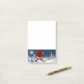 Santa Claus Post-it Klebezettel (Auf Schreibtisch)