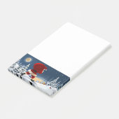 Santa Claus Post-it Klebezettel (angewinkelt)