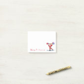 Santa Claus Post-it® Notes Post-it Klebezettel (Auf Schreibtisch)