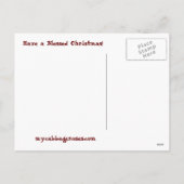 Santa Claus Postcard Feiertagspostkarte (Rückseite)