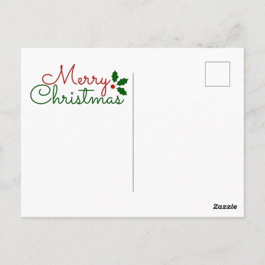 Santa Claus Postcard Postkarte (Rückseite)