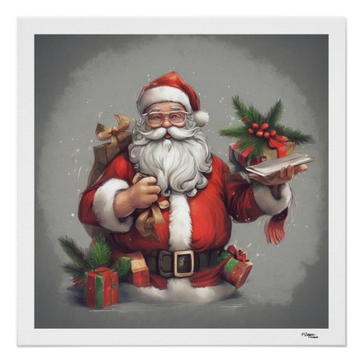 Santa Claus Poster (Vorderseite)