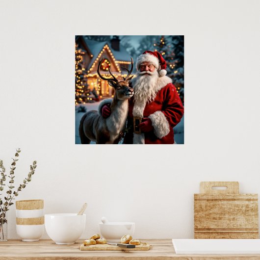Santa Claus Poster (Küche)