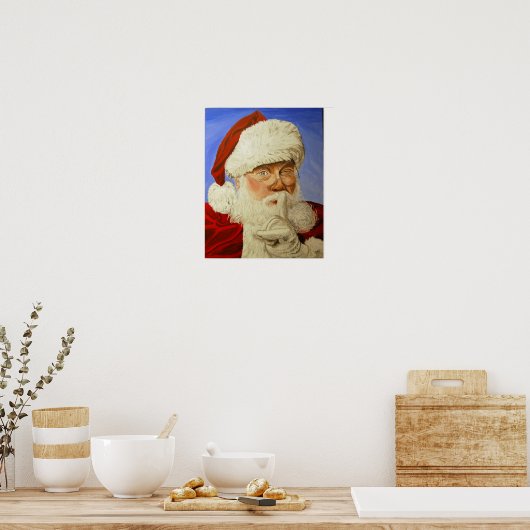 Santa Claus Poster (Küche)