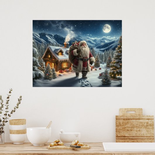 Santa Claus Poster (Küche)