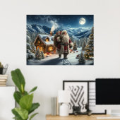 Santa Claus Poster (Heimbüro)