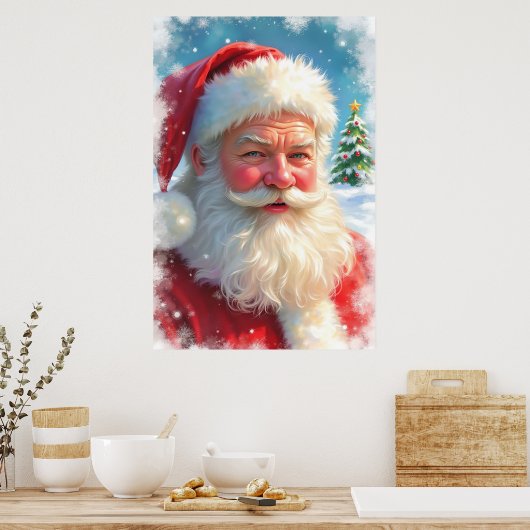 Santa Claus Poster (Küche)