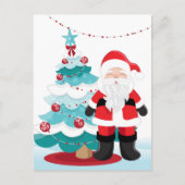 Santa Claus Postkarte (Vorderseite)
