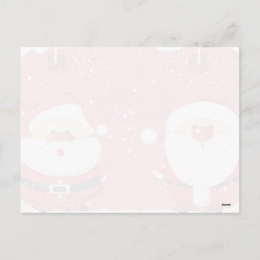 Santa Claus Postkarten (Rückseite)