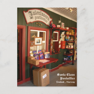 Santa Claus Postoffice Feiertagspostkarte