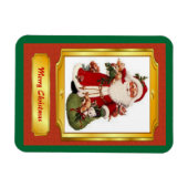 Santa Claus Premium Magnet (Horizontal)