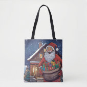 Santa Claus Present Bag | Tasche (Vorderseite)