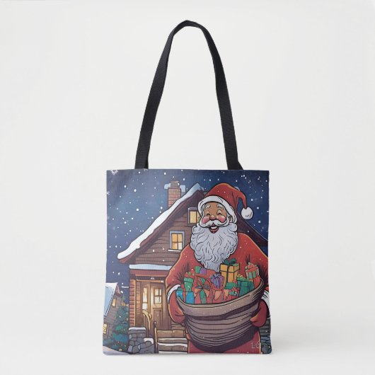 Santa Claus Present Bag | Tasche (Vorderseite)