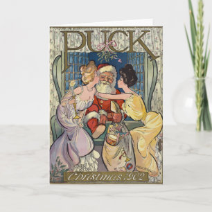 Santa Claus ~ Puck Magazine Cover ~ 12.03.1902 Feiertagskarte