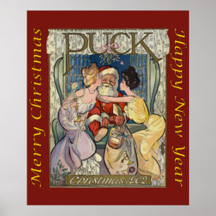 Santa Claus ~ Puck Magazine Cover ~ 12.03.1902 Poster