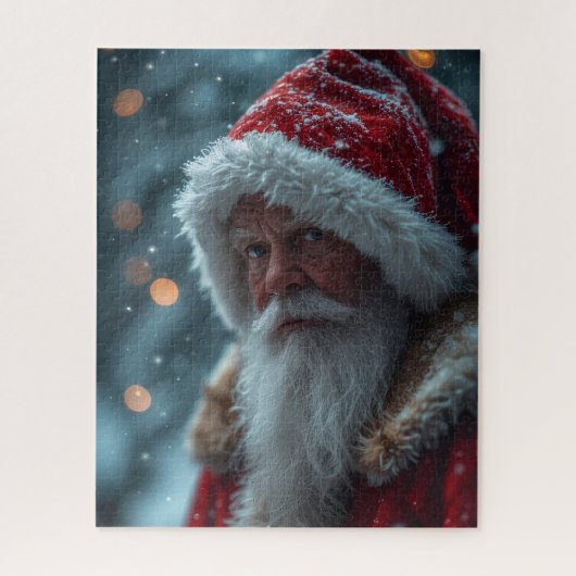 Santa Claus Puzzle - Christmas Holiday Puzzle (Vertikal)