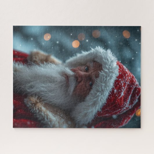 Santa Claus Puzzle - Christmas Holiday Puzzle (Horizontal)