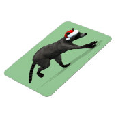 Santa Claus Racoon Magnet (Linke Seite)