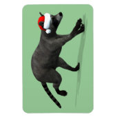 Santa Claus Racoon Magnet (Vertikal)